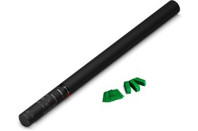 Handheld confetti cannon 80 cm - paper confetti - dark green